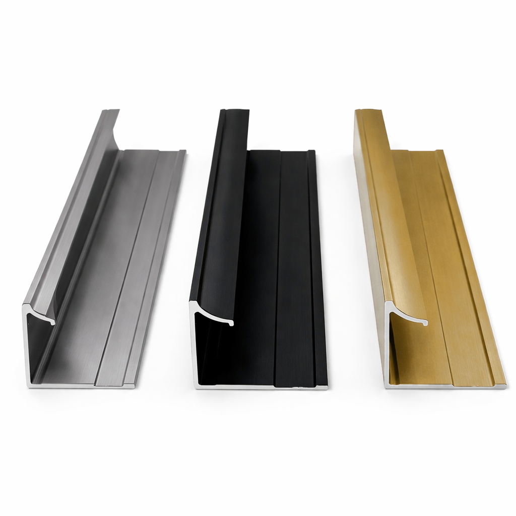 Satin Black, Matt Silver and Brushed Brass trims