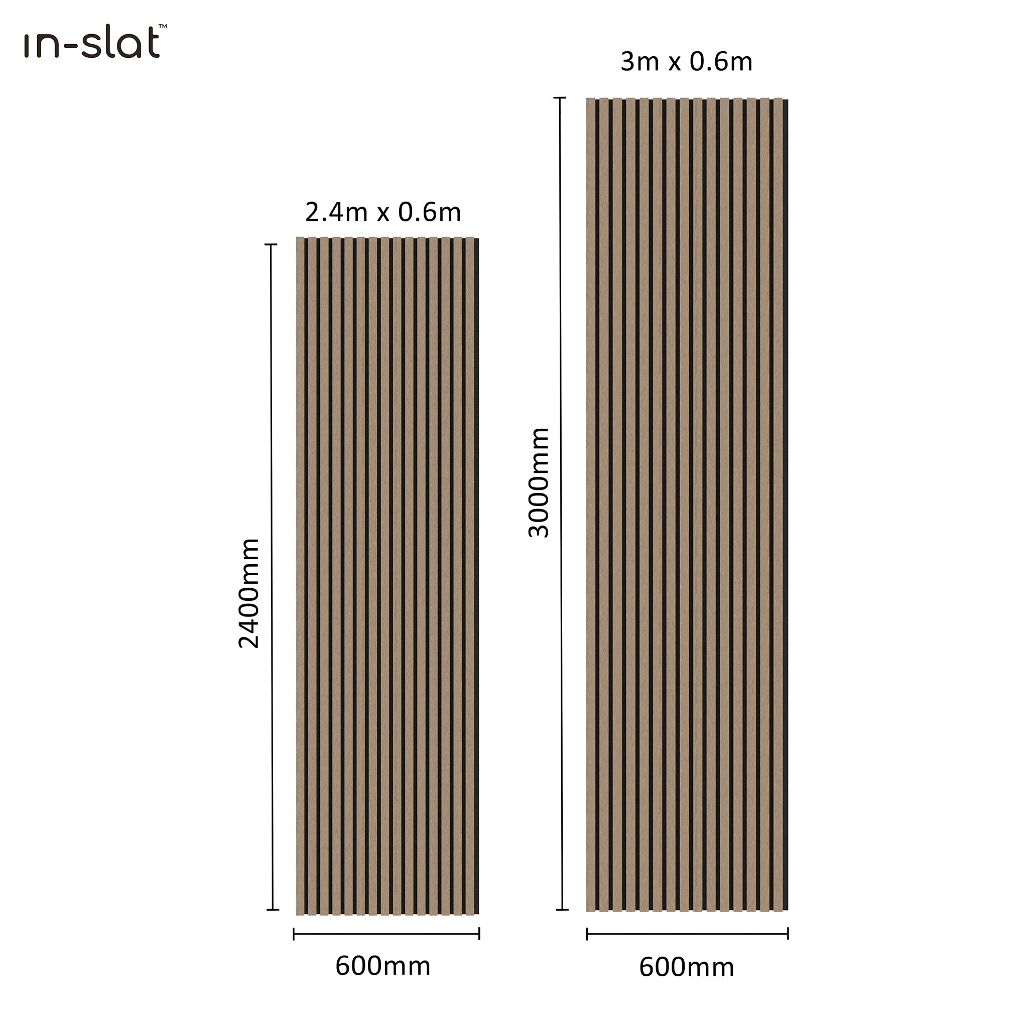In-slat™ Acoustic Panel - Walnut