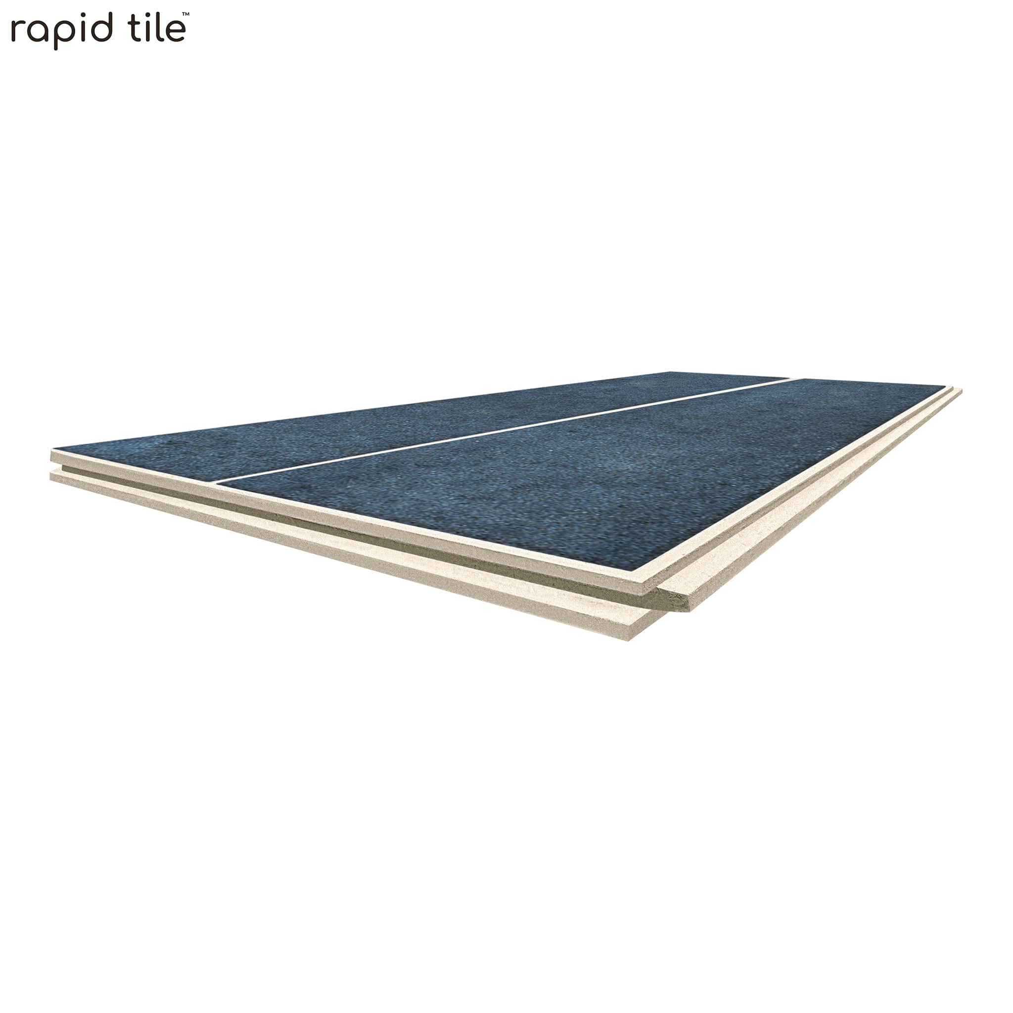 Rapid Tile™ Tile Effect Bathroom Wall Panel – Royal Blue Waterproof Shower Panel
